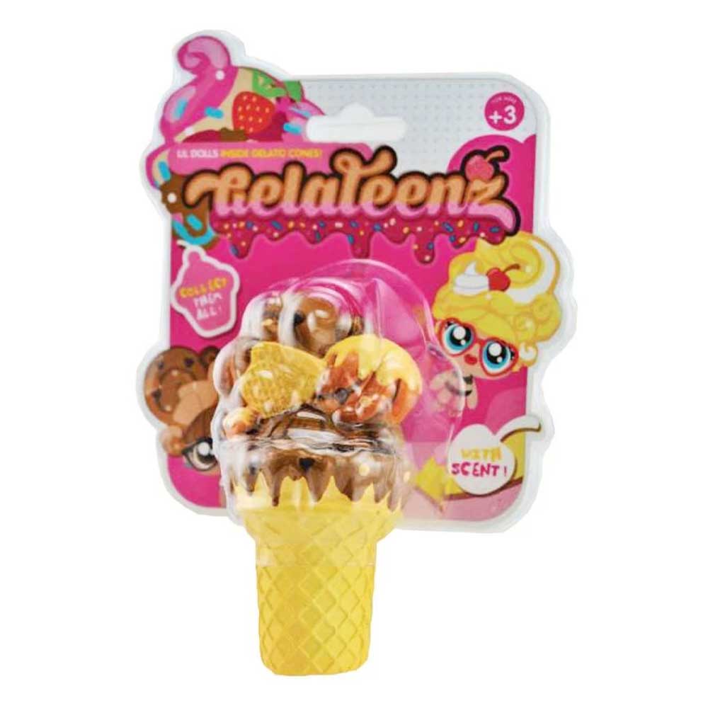 Squishy Style Ice Cream Dolls 3-Piece Set Assorted