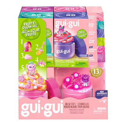 Gui Gui Slime Fruity Glow Single Pack Glow in the Dark Slime for Kids Age 6+