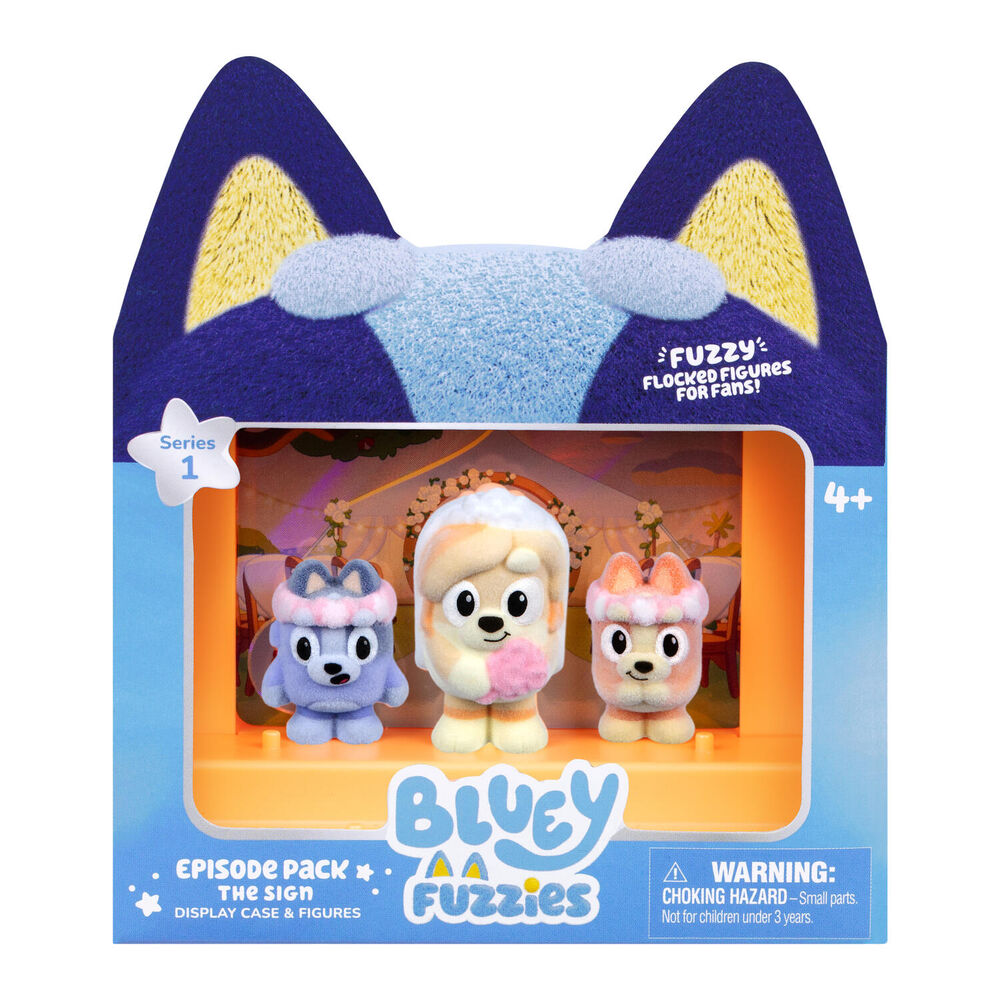 Bluey Fuzzies حزمة حلقات The Sign