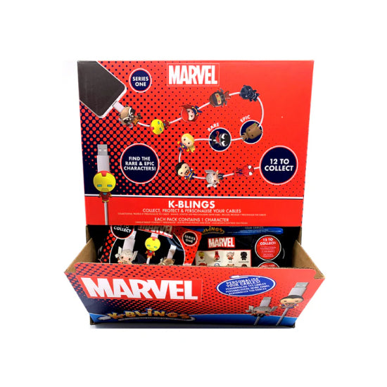 Marvel K-Bling Cable Clips – Super Hero Cable Protectors Collectible Figures