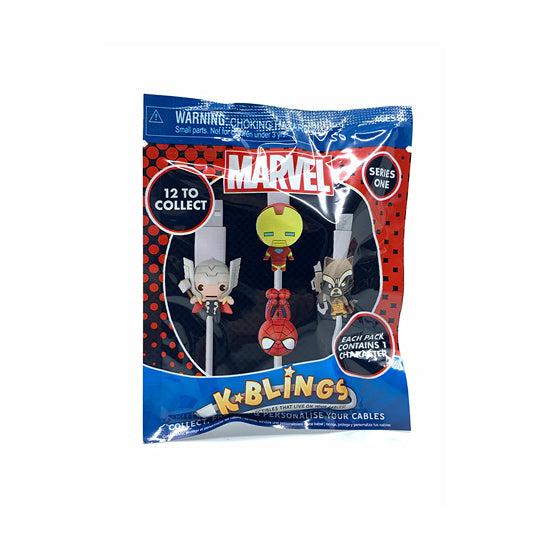 Marvel K-Bling Cable Clips – Super Hero Cable Protectors Collectible Figures