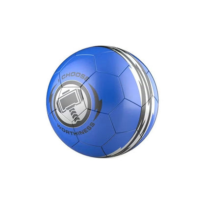 Marvel Thor Blue Football – Durable Soccer Ball for Kids and Teens