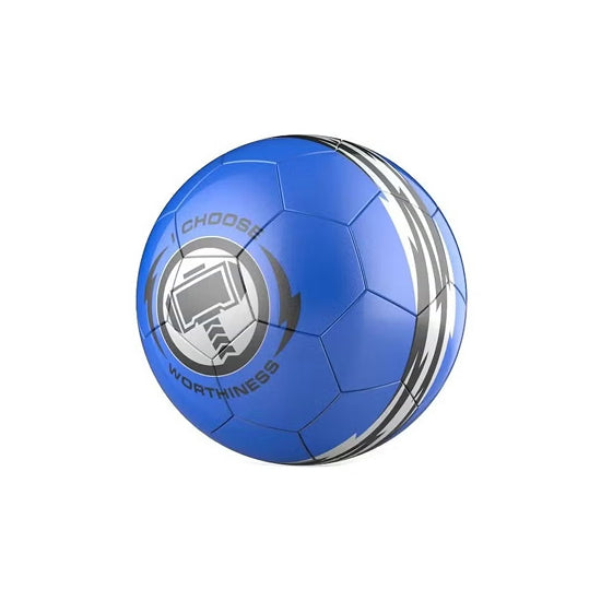Marvel Thor Blue Football – Durable Soccer Ball for Kids and Teens