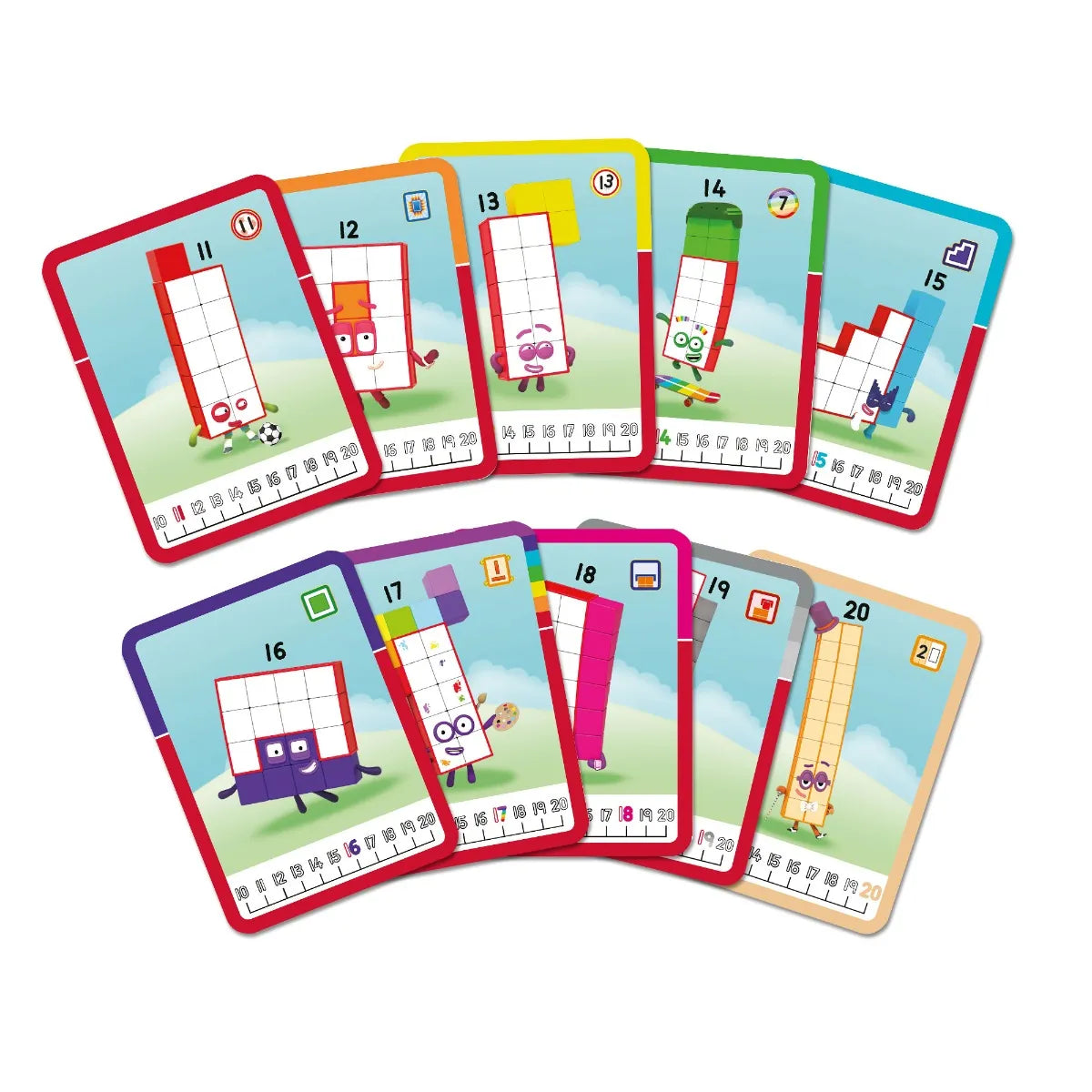 MathLink Cubes Numberblocks 11–20 Activity Set Educational Math Toy