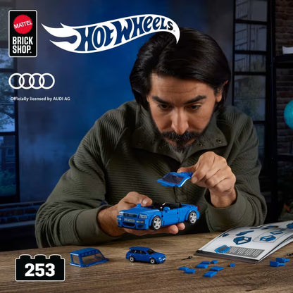 Mattel Brick Shop Hot Wheels Audi Avant RS2 Building Set