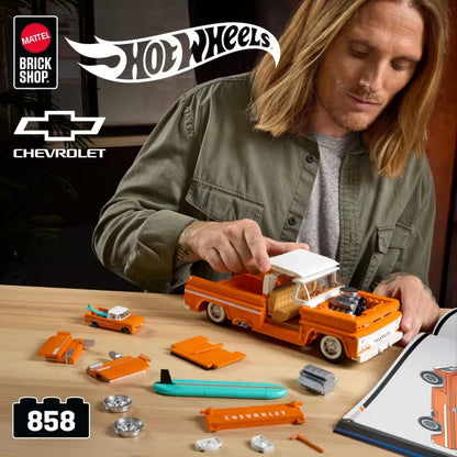 Mattel Brick Shop Hot Wheels Custom ’62 Chevy Pickup Building Set