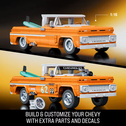 Mattel Brick Shop Hot Wheels Custom ’62 Chevy Pickup Building Set