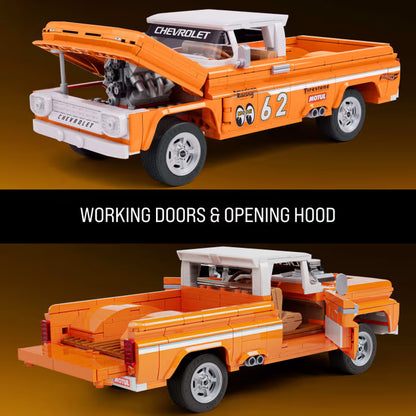 Mattel Brick Shop Hot Wheels Custom ’62 Chevy Pickup Building Set