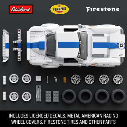 Mattel Brick Shop Hot Wheels Elite Corvette Grand Sport Building Set