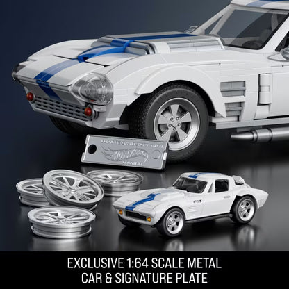 Mattel Brick Shop Hot Wheels Elite Corvette Grand Sport Building Set