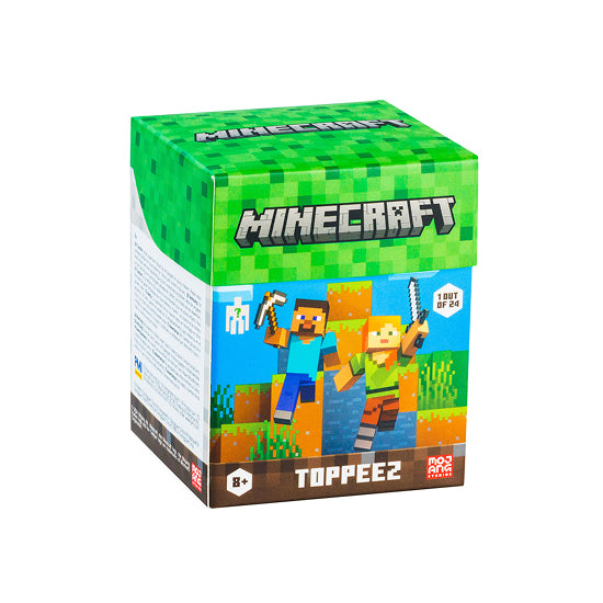 Minecraft 3D Toppeez 1-Pack – Collectible Pencil Topper Figure Blind Pack
