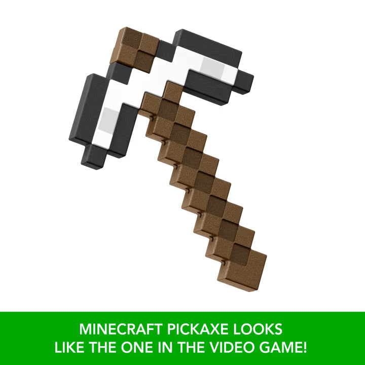 Minecraft Basic Roleplay Iron Pickaxe Life-Size Toy