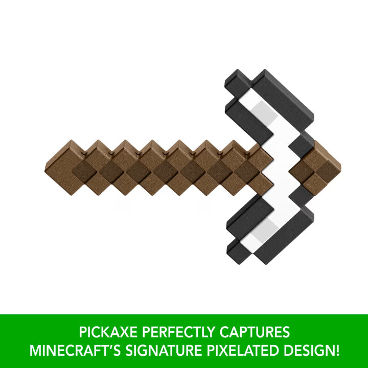 Minecraft Basic Roleplay Iron Pickaxe Life-Size Toy