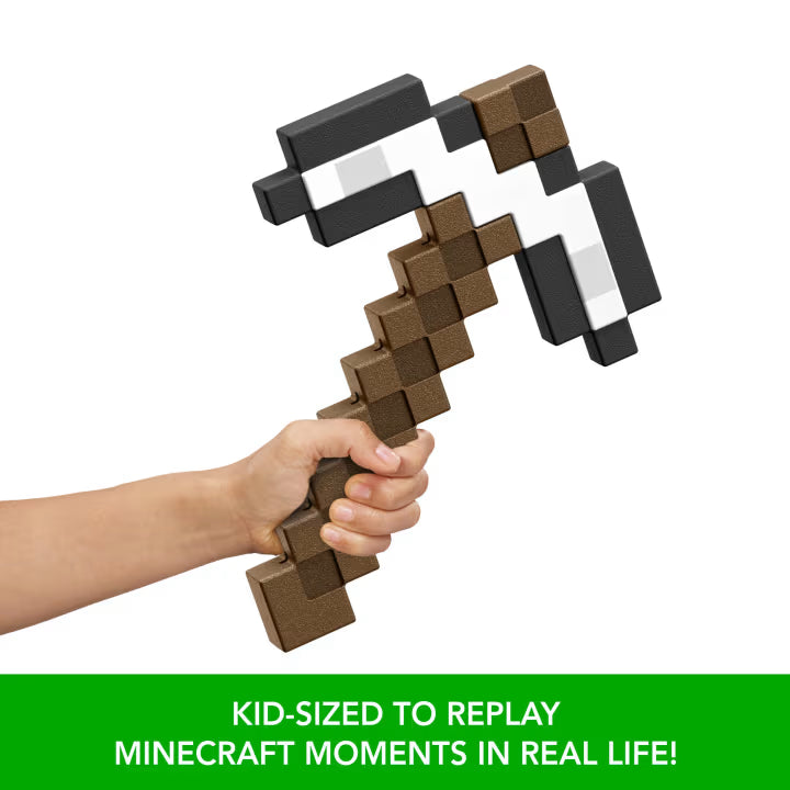Minecraft Basic Roleplay Iron Pickaxe Life-Size Toy