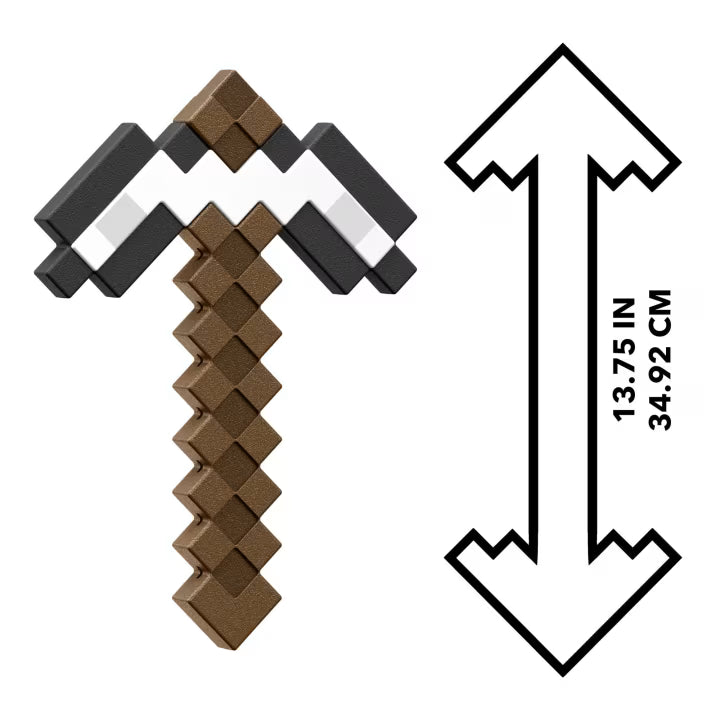 Minecraft Basic Roleplay Iron Pickaxe Life-Size Toy