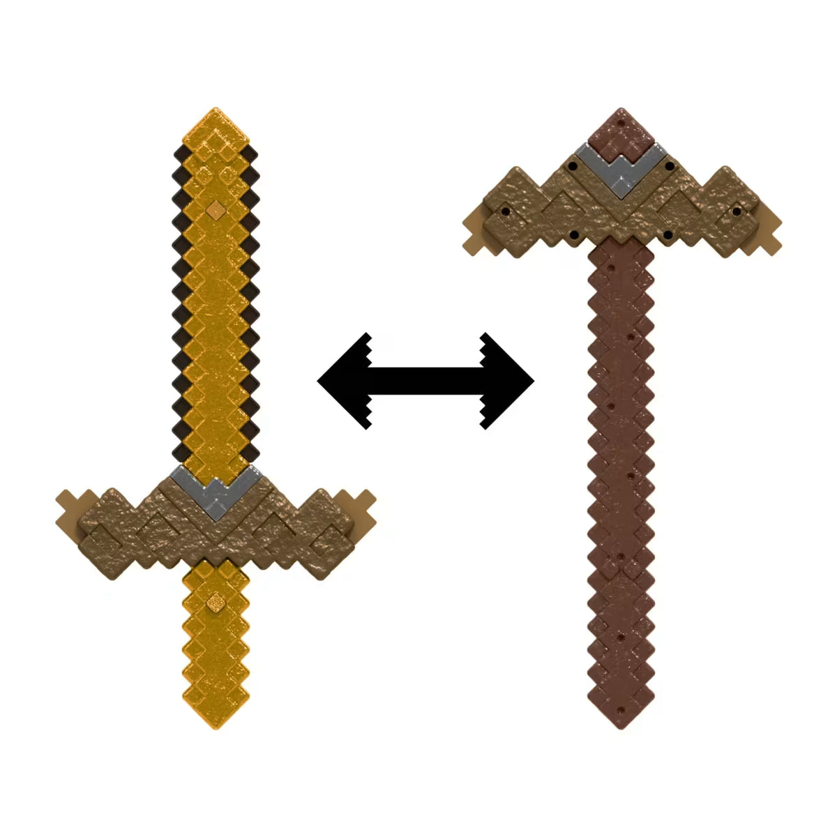 Minecraft Click and Switch Sword Pickaxe Roleplay Toy