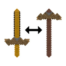 Minecraft Click and Switch Sword Pickaxe Roleplay Toy