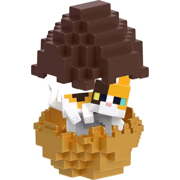Minecraft Mini Mode Spawn Egg Mystery Figure with Cat Mini Figure