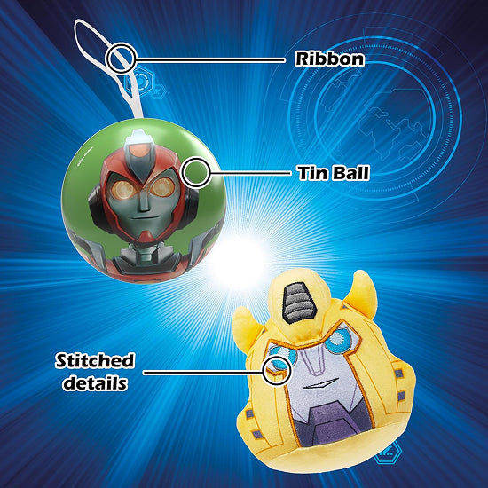 Miraball Transformers 4-in-1 Surprise Plush – Collectible Transformers Mystery Plush Ball