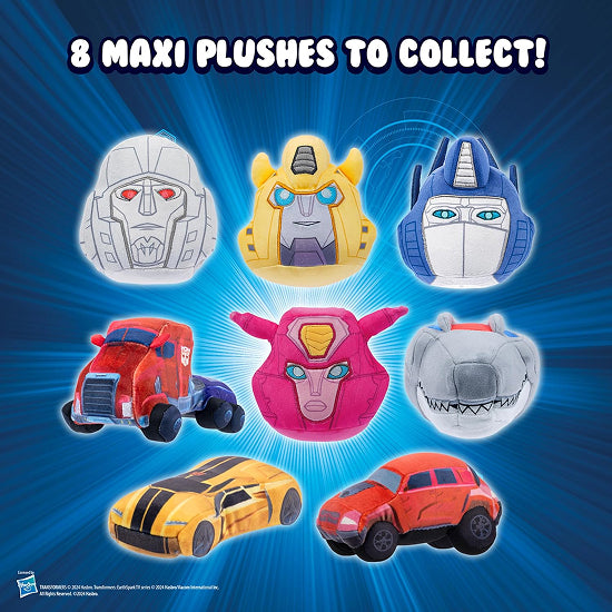 Miraball Transformers 4-in-1 Surprise Plush – Collectible Transformers Mystery Plush Ball