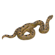 MOJO Green Anaconda XL Hand-Painted Wildlife Snake Figure