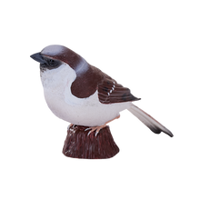MOJO XL House Sparrow Bird Figure Hand-Painted Wildlife Model