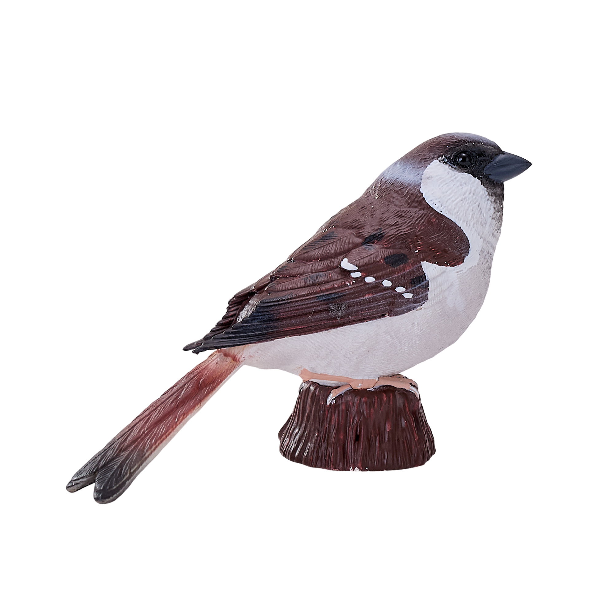 MOJO XL House Sparrow Bird Figure Hand-Painted Wildlife Model