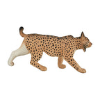 MOJO Wildlife Iberian Lynx Figure – Hand-Painted Wild Cat Model Medium Size