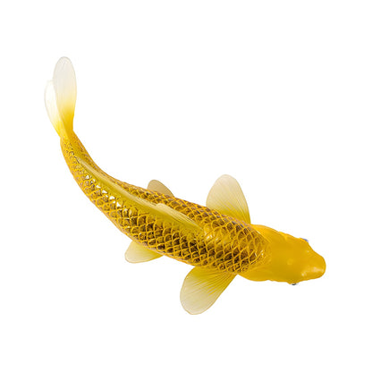 MOJO Wildlife Kin Matsuba Koi Carp Figure – Hand-Painted Golden Koi Fish Model