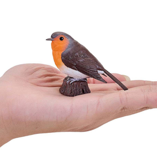 MOJO Wildlife Robin Figure – Hand-Painted Bird Model XL 6.3cm