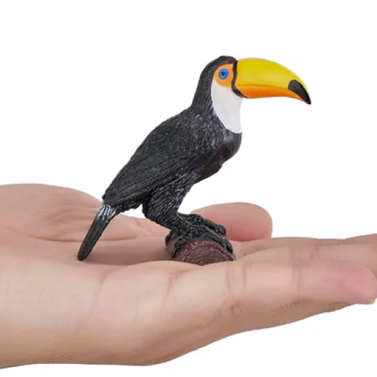 MOJO Wildlife Toucan Figure – Hand-Painted Tropical Bird Model Large Size
