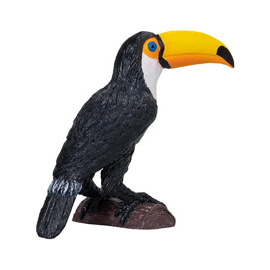 MOJO Wildlife Toucan Figure – Hand-Painted Tropical Bird Model Large Size