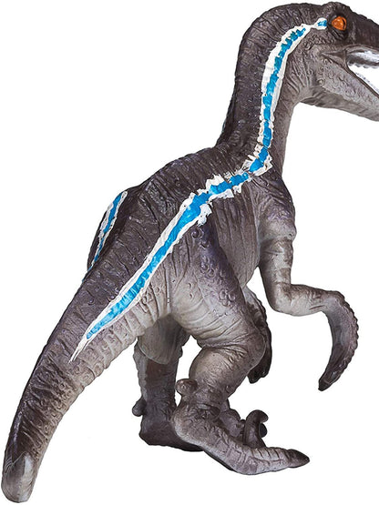 MOJO Velociraptor Crouching Dinosaur Figure Hand Painted Toy