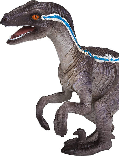 MOJO Velociraptor Crouching Dinosaur Figure Hand Painted Toy