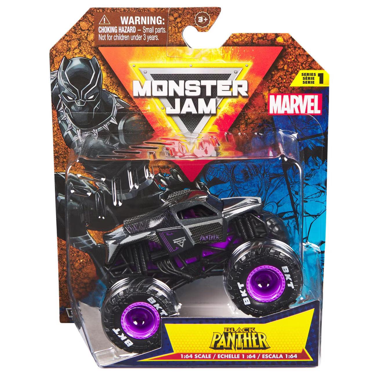Monster Jam Marvel 1:64 Die-Cast Monster Truck Assortment
