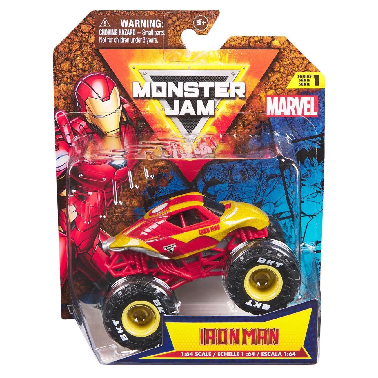 Monster Jam Marvel 1:64 Die-Cast Monster Truck Assortment