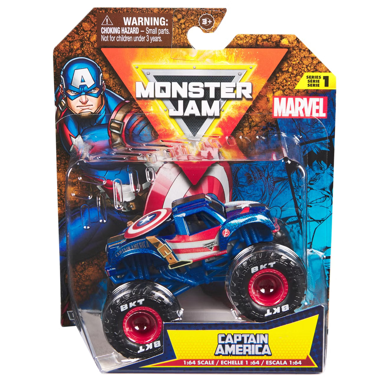 Monster Jam Marvel 1:64 Die-Cast Monster Truck Assortment