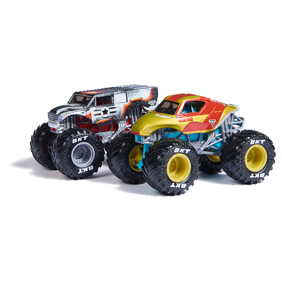 Monster Jam Marvel 1:64 Die-Cast Truck 2-Pack – Super Hero Monster Trucks