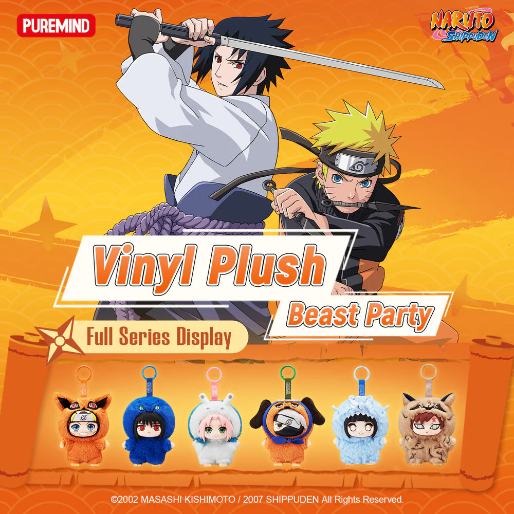 Naruto Shippuden Beast Party Vinyl Plush Blind Box Figure