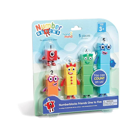 Numberblocks Friends One to Five Figures – Educational Number Character Set