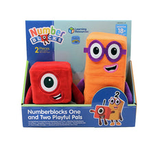 Numberblocks One and Two Playful Pals Plush Toys – Soft Educational Character Plush Set