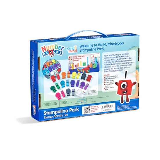 Numberblocks Stampoline Park Stamp Activity Set – Educational Stamping and Counting Kit