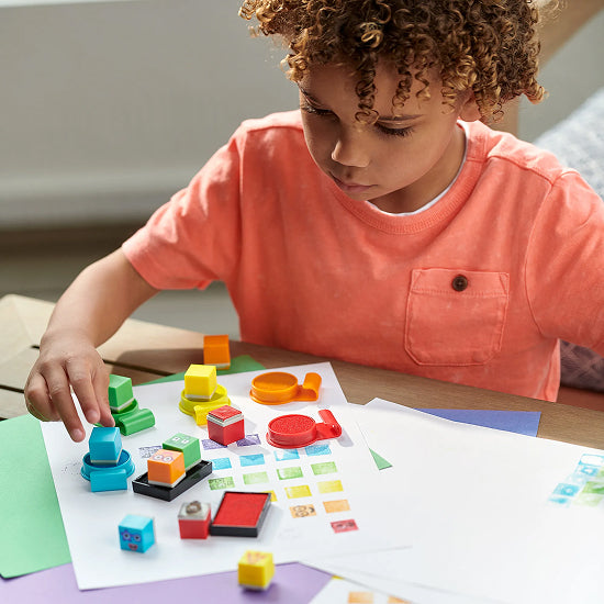 Numberblocks Stampoline Park Stamp Activity Set – Educational Stamping and Counting Kit
