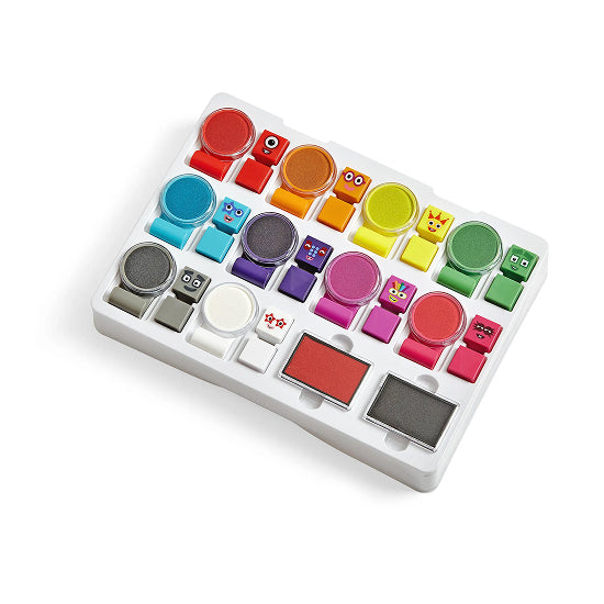 Numberblocks Stampoline Park Stamp Activity Set – Educational Stamping and Counting Kit