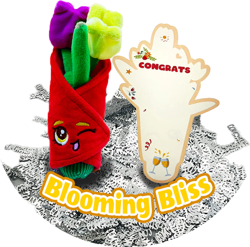 Soft Greetings Congratulations Plush with Self-Expanding Balloon