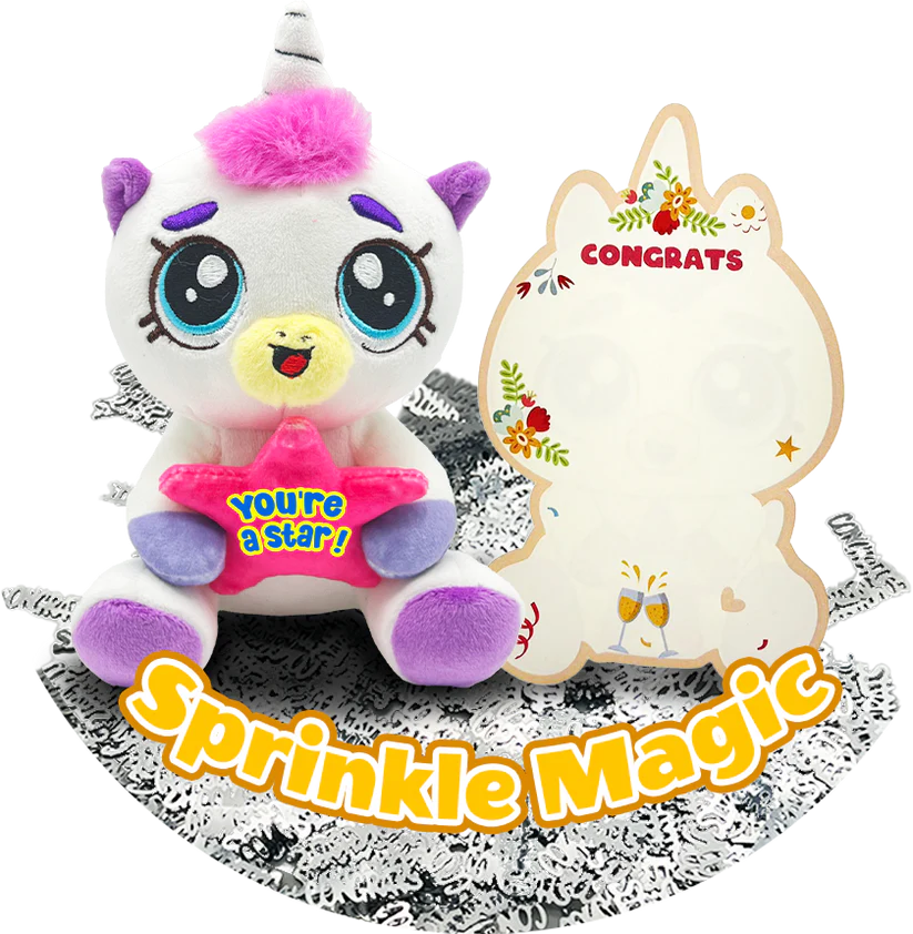 Soft Greetings Congratulations Plush with Self-Expanding Balloon