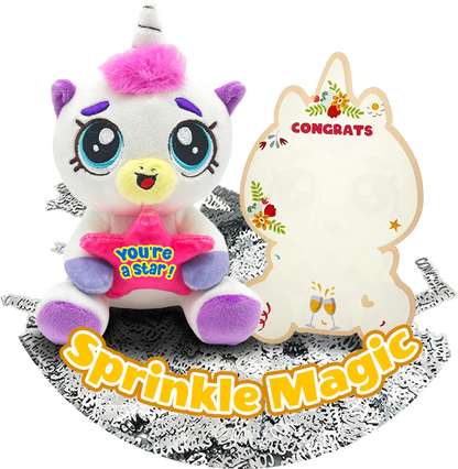 Soft Greetings Congratulations Plush with Self-Expanding Balloon