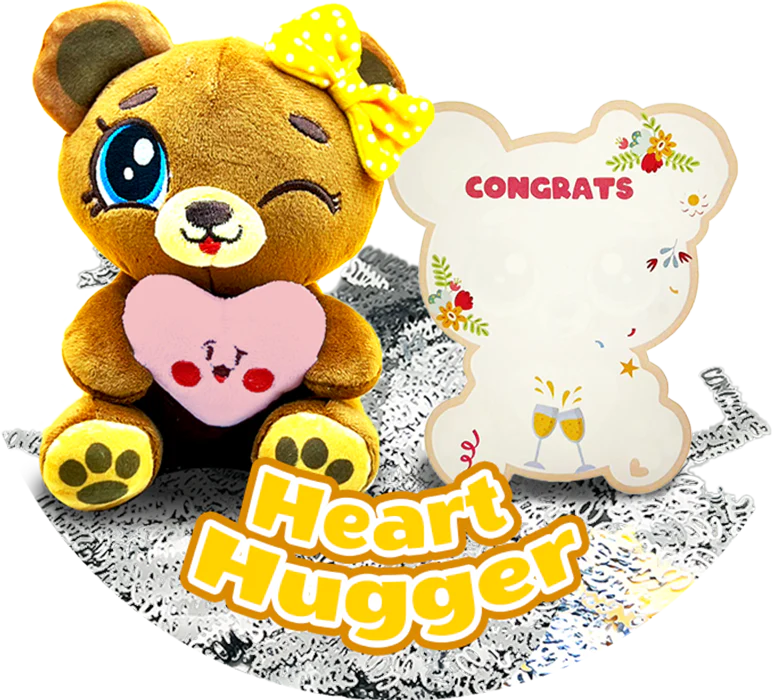 Soft Greetings Congratulations Plush with Self-Expanding Balloon