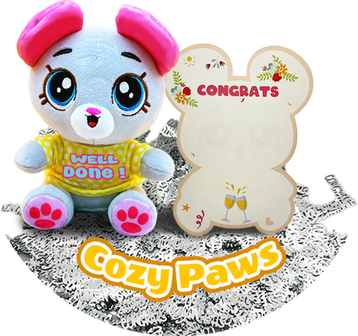 Soft Greetings Congratulations Plush with Self-Expanding Balloon