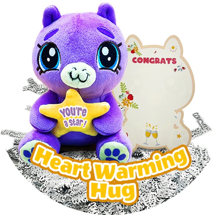 Soft Greetings Congratulations Plush with Self-Expanding Balloon
